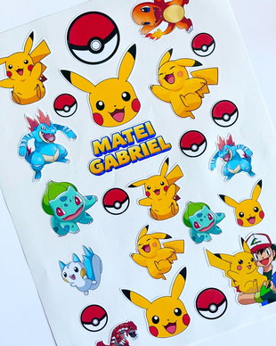 Stickere Pokémon idei de decor personalizat