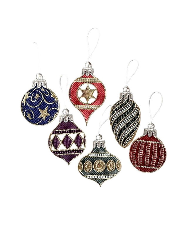 Set Decoratiuni Globulete Brodate