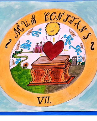 Tablou Simbolic  Constanța în Iubire / M.U.S Constans (42x30 cm)