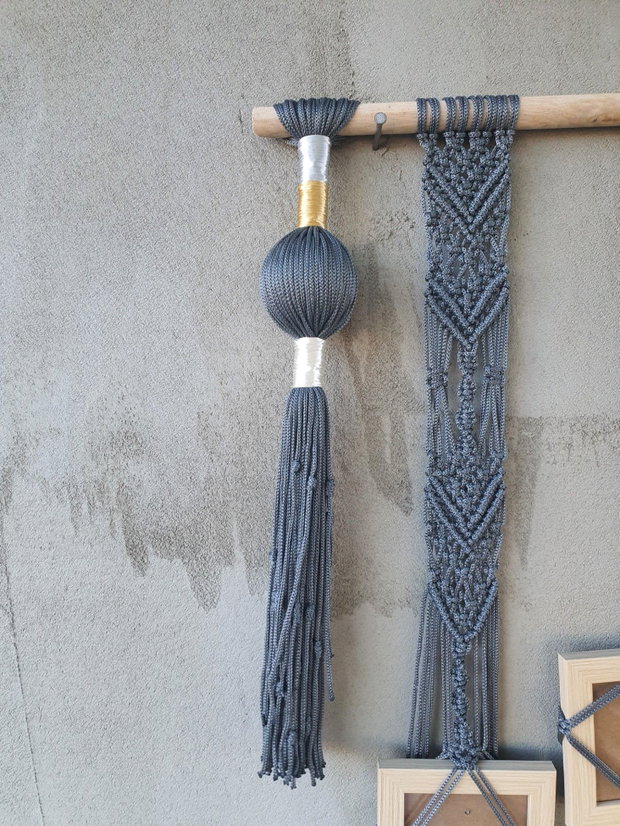 Panou foto macrame boho- 5 fotografii