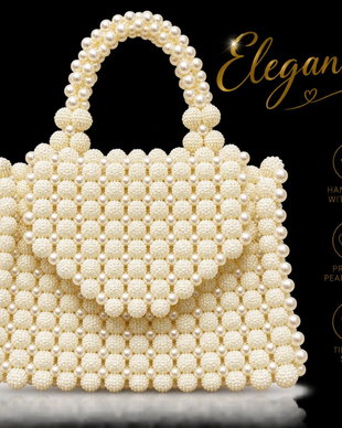 Geanta eleganta margele