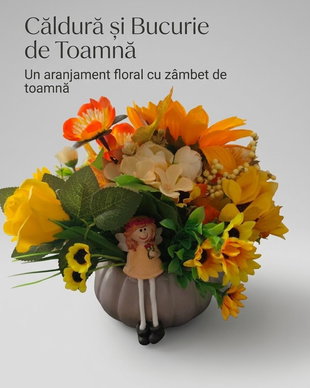 Aranjament floral toamna