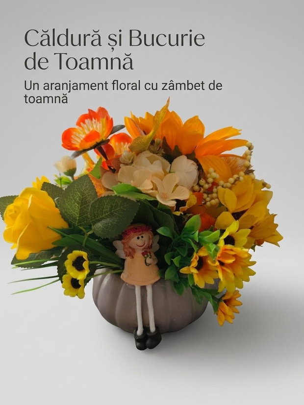 Aranjament floral toamna