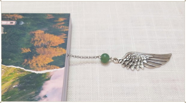 SEMN DE CARTE- CRUCIULITA DE AVENTURIN VERDE