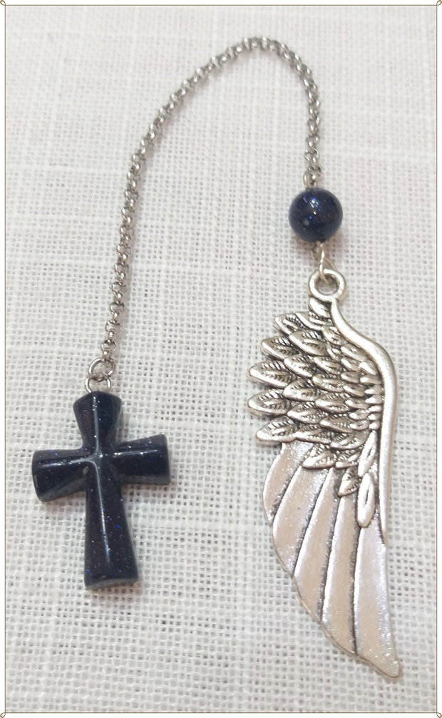SEMN DE CARTE- CRUCIULITA DE BLUEGOLDSTONE