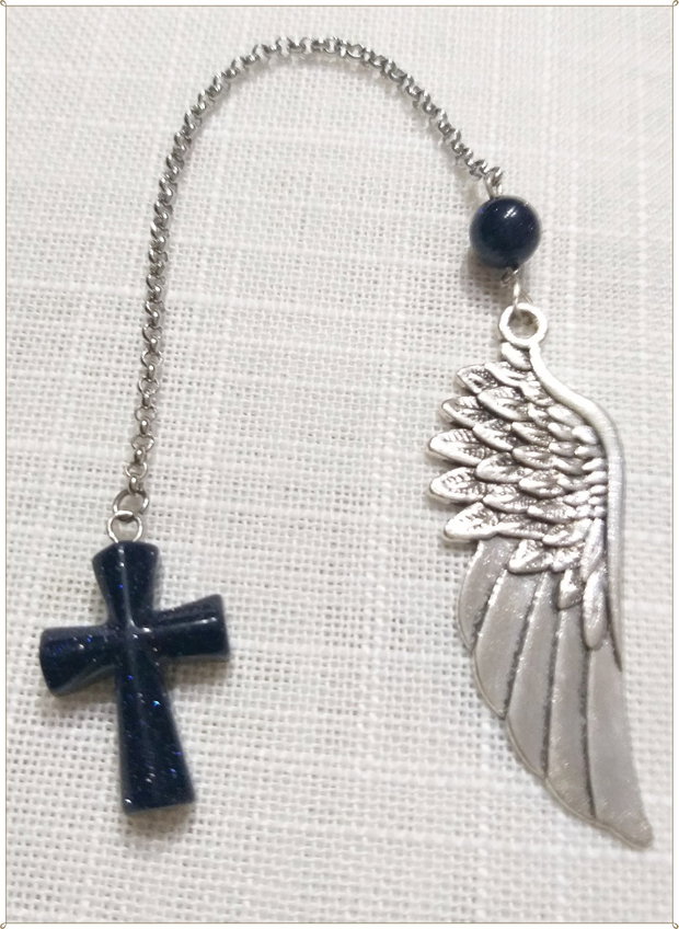SEMN DE CARTE- CRUCIULITA DE BLUEGOLDSTONE