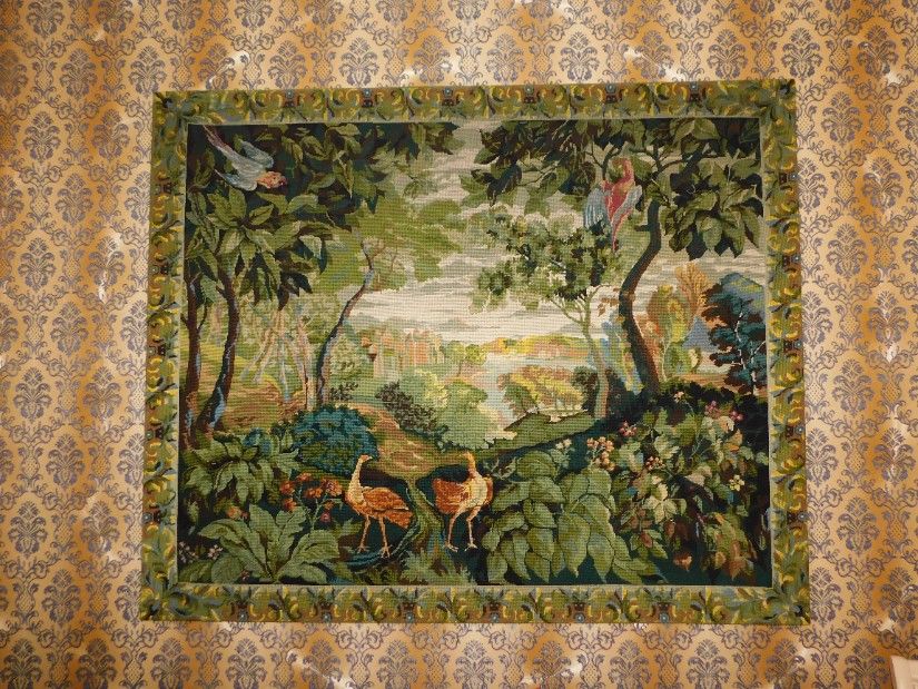 Goblen vintage tip tapiserie, foarte mare , 160 x 130 cm, spectaculos