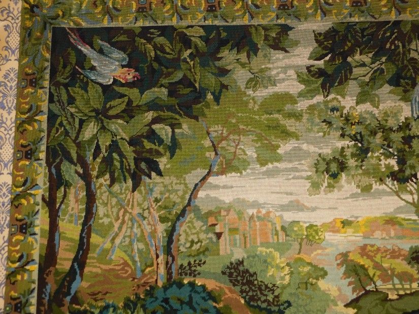 Goblen vintage tip tapiserie, foarte mare , 160 x 130 cm, spectaculos