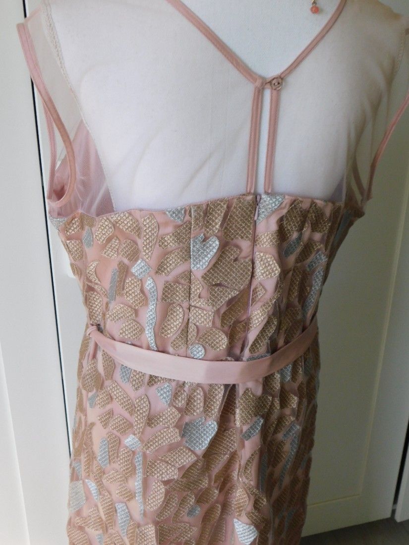 Rochie spectaculoasa, brocart, senzationala in realitate, masura 44 - 46