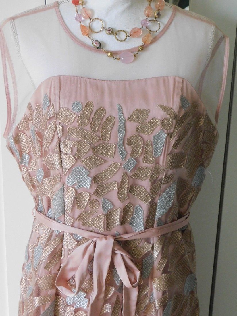Rochie spectaculoasa, brocart, senzationala in realitate, masura 44 - 46