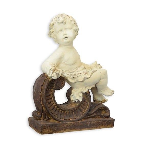 Ingeras cu frunza acant-statueta rasini speciale