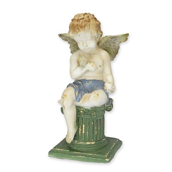 Ingeras asezat-statueta rasini speciale
