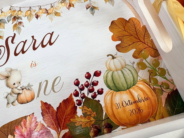 Tavita mot personalizata 1 anisor - Lovely Pumpkin