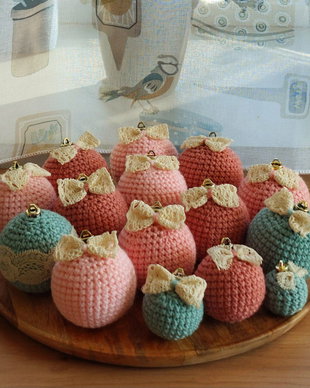Glob croşetat Pink
