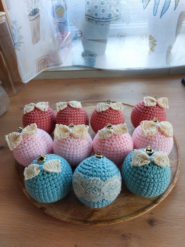 Glob croşetat Pink