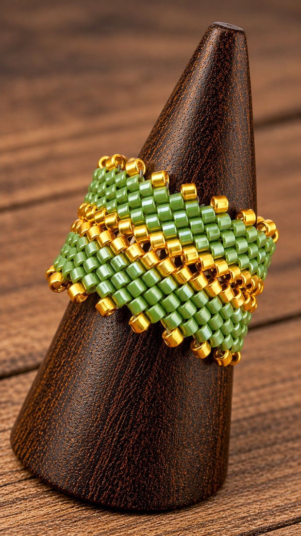 Inele Handmade Bicolore Miyuki Delica