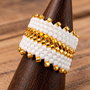 Inele Handmade Bicolore  Miyuki Delica