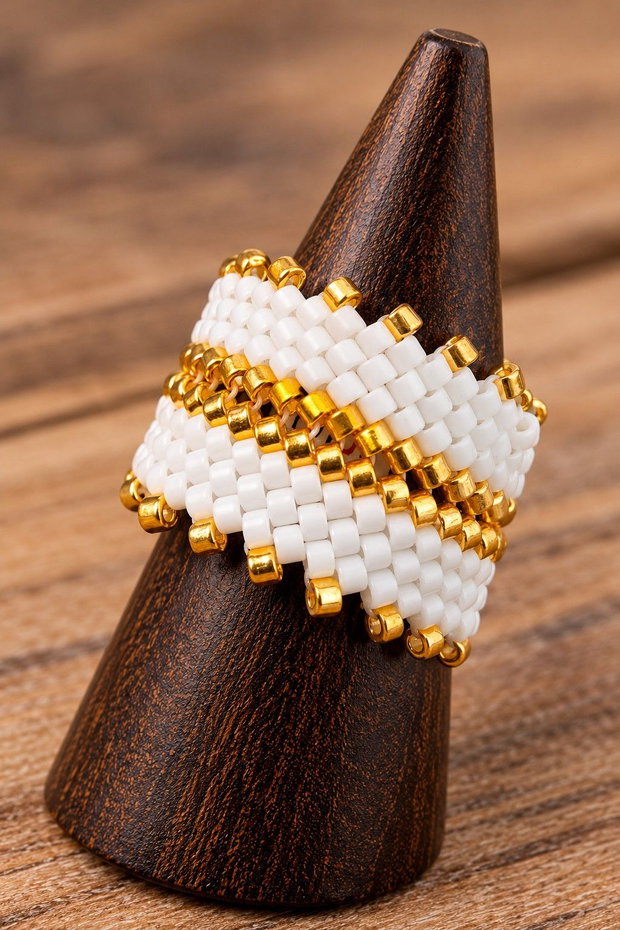 Inele Handmade Bicolore Miyuki Delica