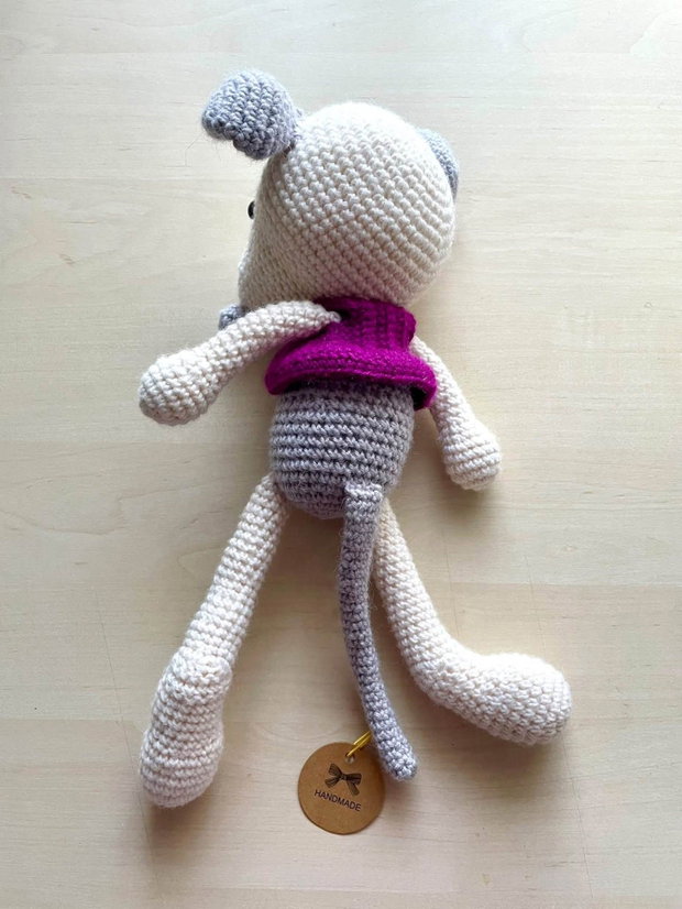 Amigurumi, soricel, jucarie crosetata