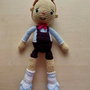 Amigurumi, baiat, marioneta