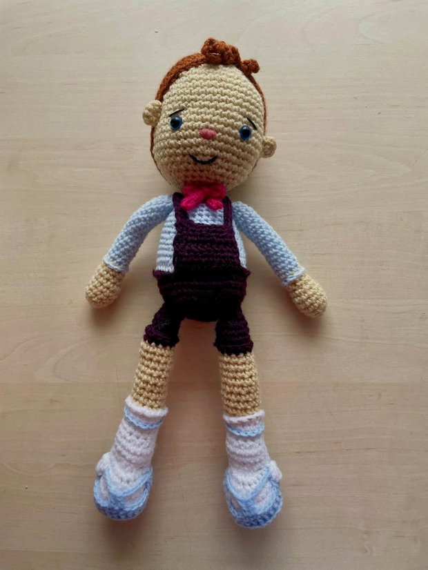 Amigurumi, baiat, marioneta