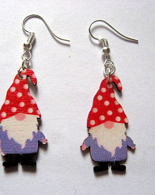 cercei pe lemn cu gnomes 52952