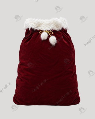 Sac Moș Crăciun Vișiniu 100cm x 150cm