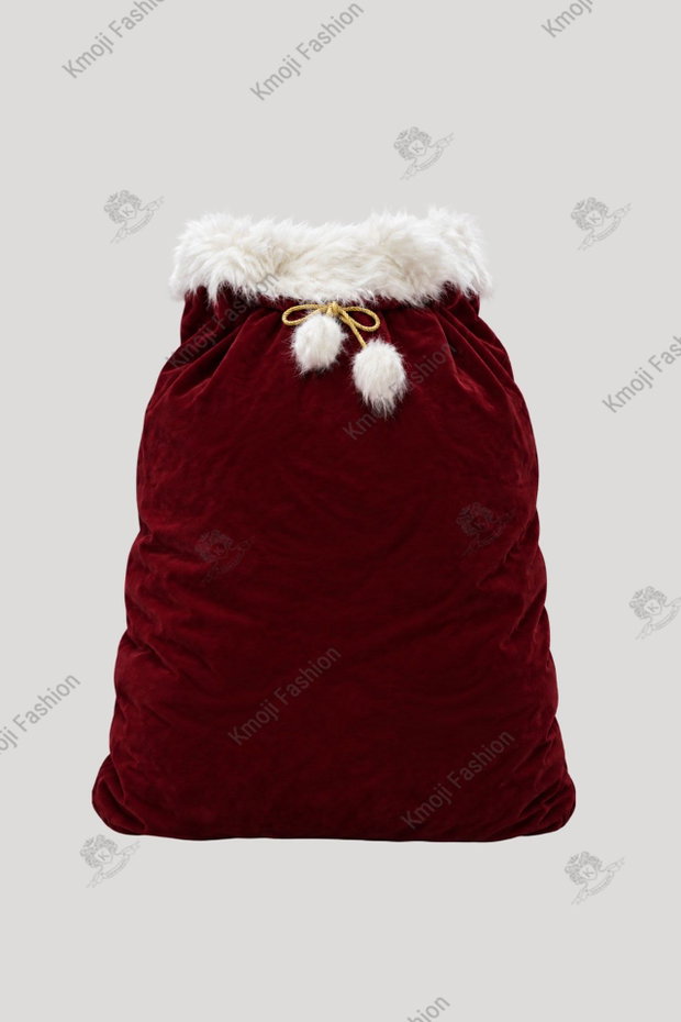 Sac Moș Crăciun Vișiniu 100cm x 150cm