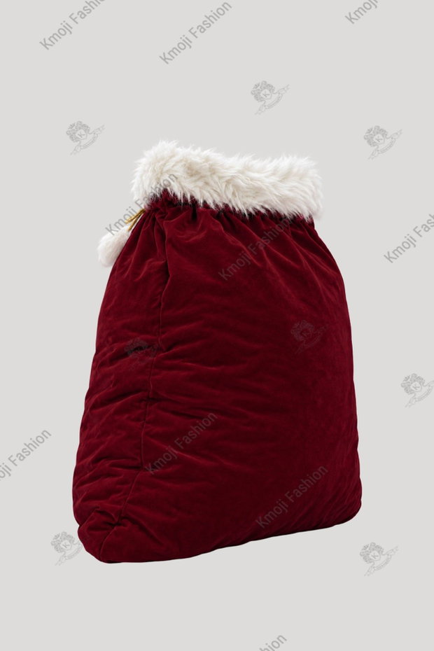 Sac Moș Crăciun Vișiniu 100cm x 150cm