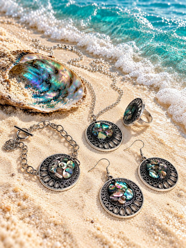 Set bijuterii Abalone 02600