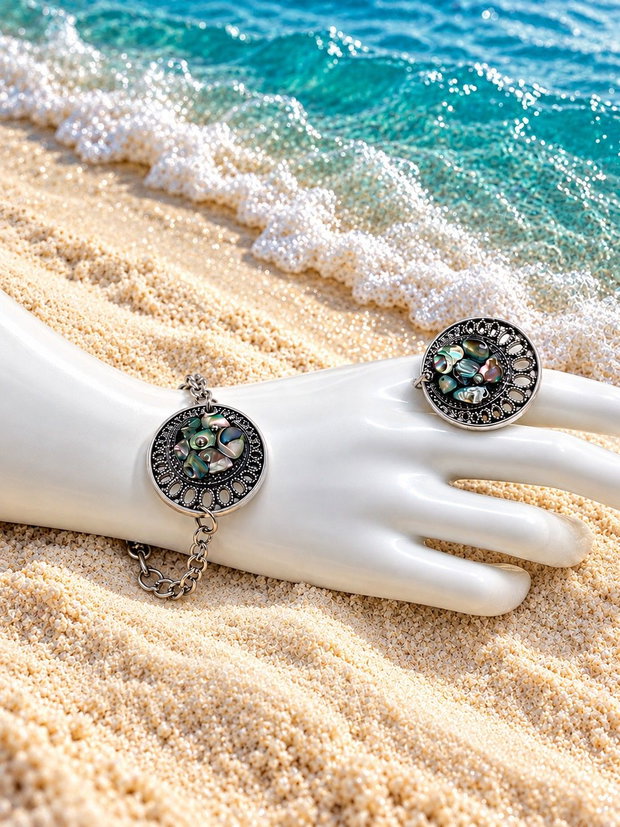 Set bijuterii Abalone 02600