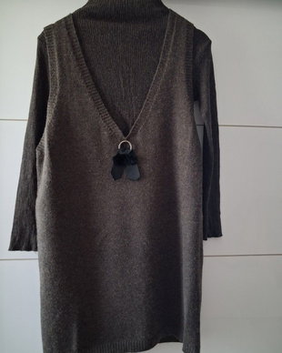 Bluza cu vesta tip sarafan