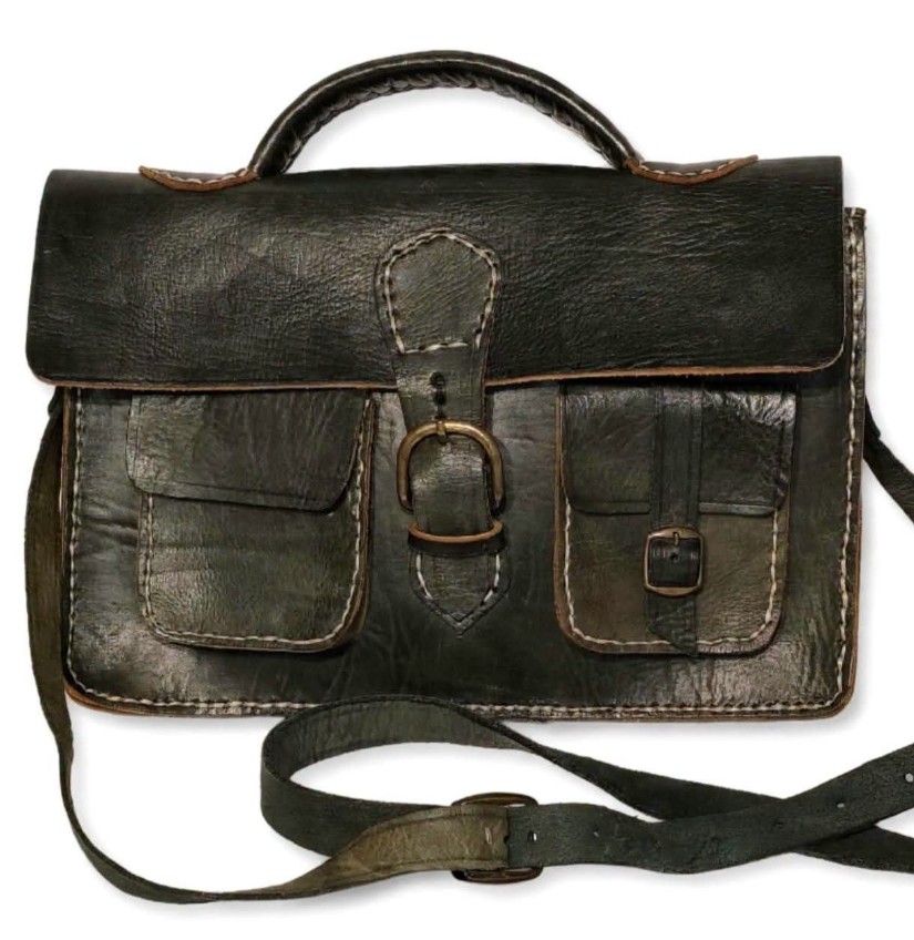 Geanta piele hand made