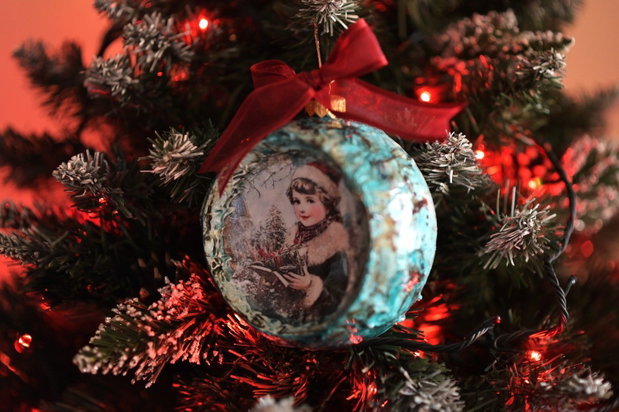 Glob concav : Vintage Christmas