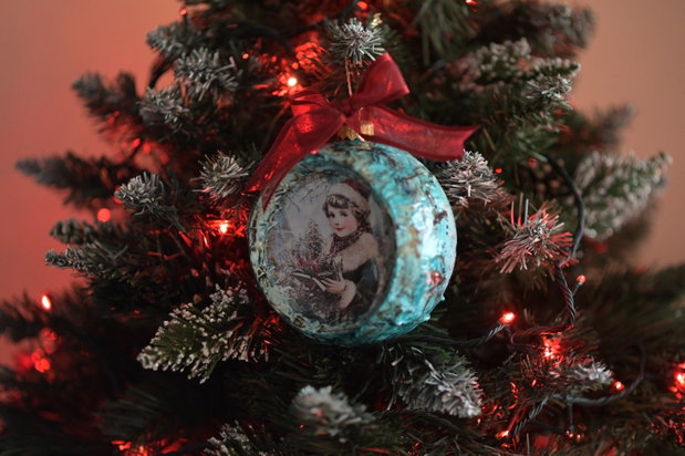 Glob concav : Vintage Christmas
