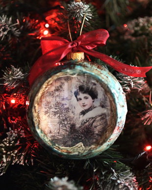 Glob concav : Vintage Christmas
