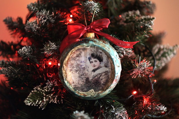Glob concav : Vintage Christmas