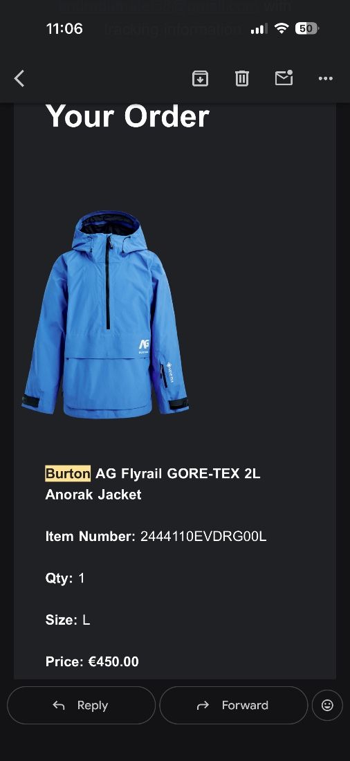 Costum snowboard Burton