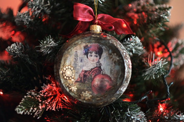 Glob concav : Vintage Christmas