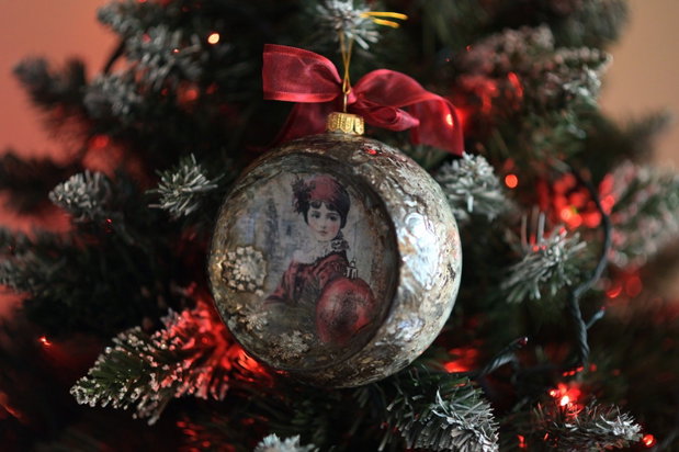 Glob concav : Vintage Christmas