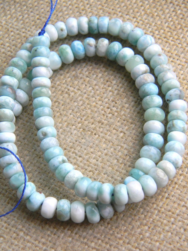 Larimar rondele 6,5 mm (AL 1)