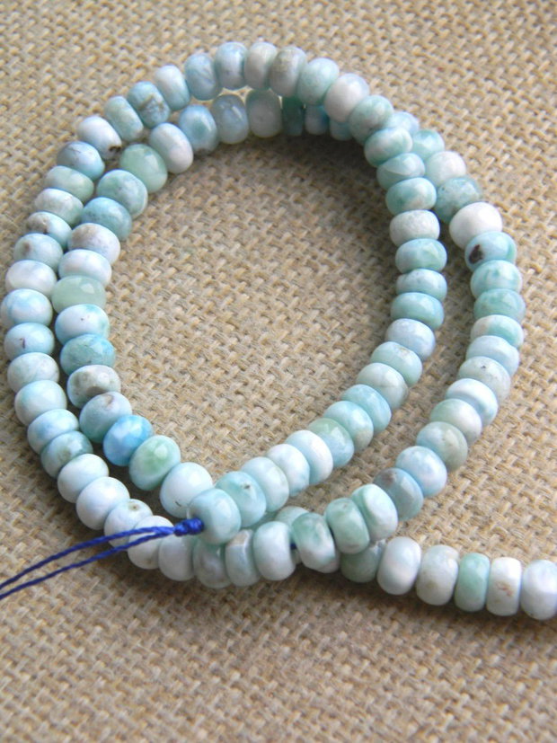 Larimar rondele 6,5 mm (AL 1)