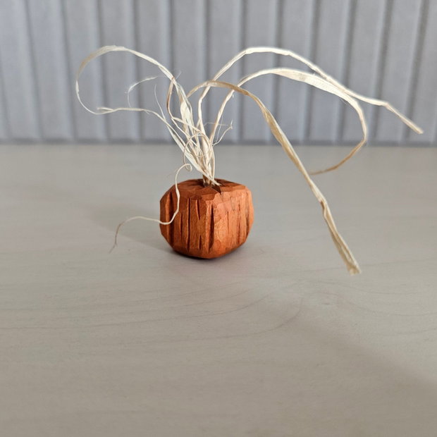 Decoratiune Toamna Dovlecei Sculptati Lemn