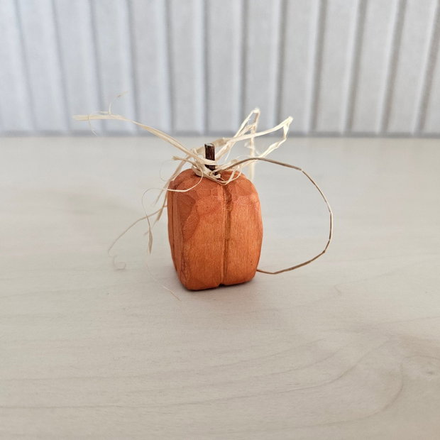 Decoratiune Toamna Dovlecei Sculptati Lemn
