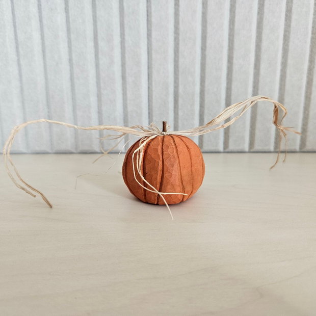 Decoratiune Toamna Dovlecei Sculptati Lemn