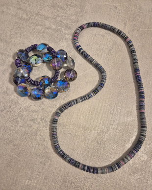 Set Bijuterii Galaxy & Cristale Iridescente