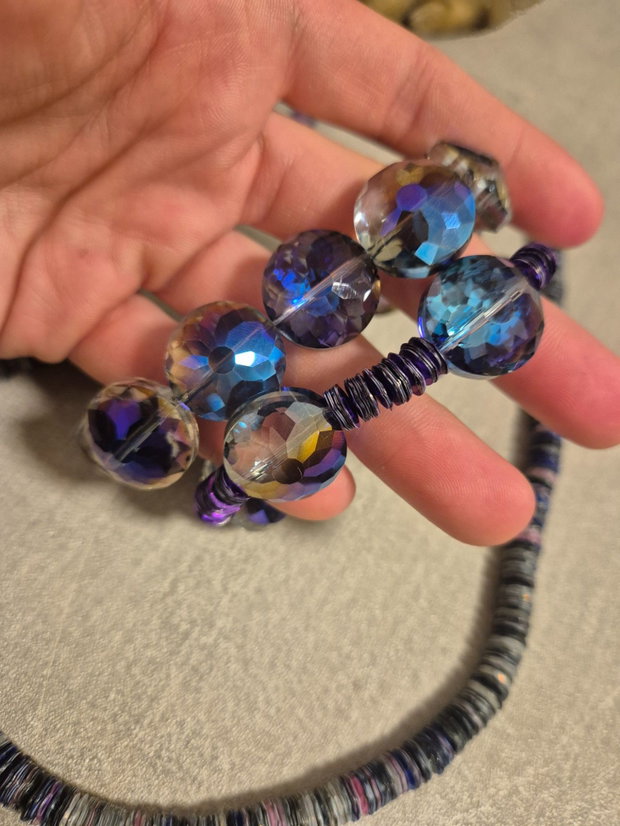 Set Bijuterii Galaxy & Cristale Iridescente