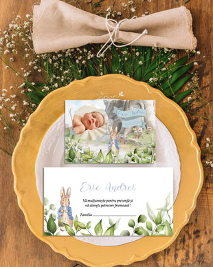 Pachet botez - plic dar + mărturie magnet