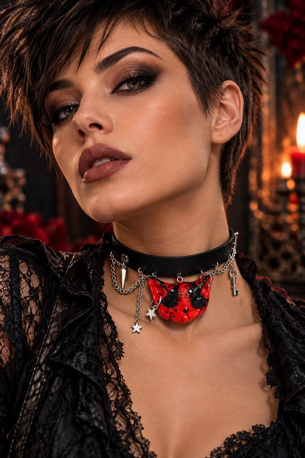 Colier-Chocker gothik 02614