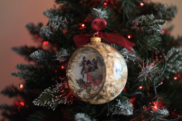 Glob concav : Vintage Christmas